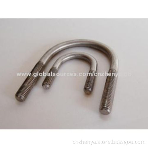 Stainless Steel U-bolts, Zinc Plated or HD Finish